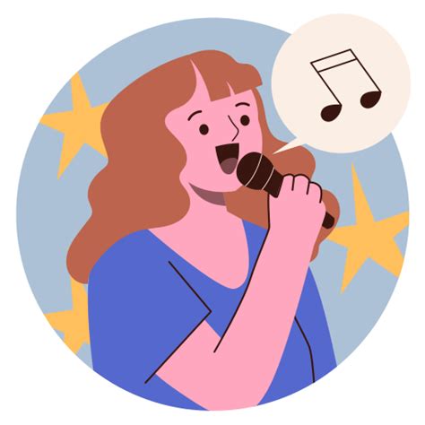 Singer Stickers - Free music Stickers