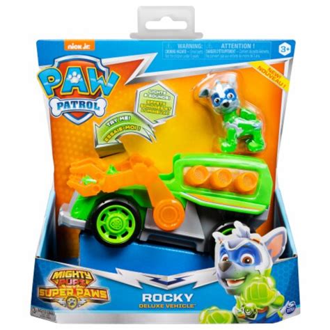 Paw Patrol Mighty Pups Super Paws Rocky Vehicle, 1 ct - Kroger