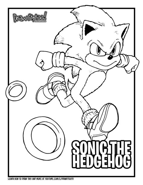 Ausmalbild Sonic Drawings How To Draw Sonic Coloring Pages | Images and ...