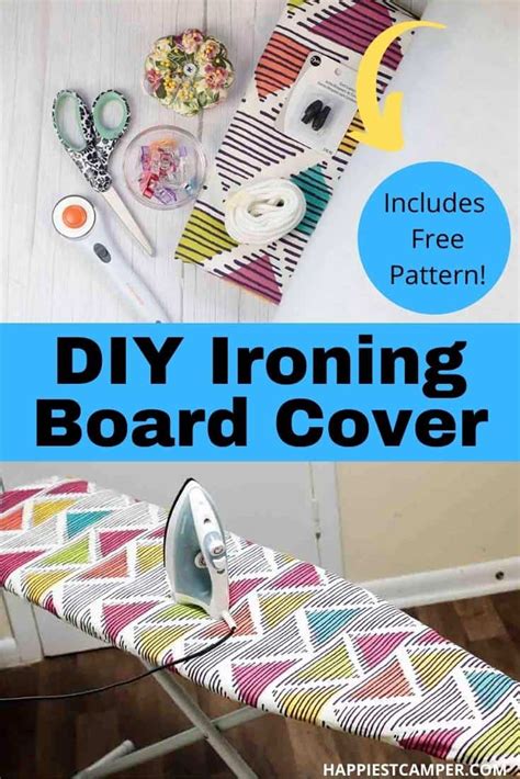 How To Make An Ironing Board Cover With A Free Printable Pattern