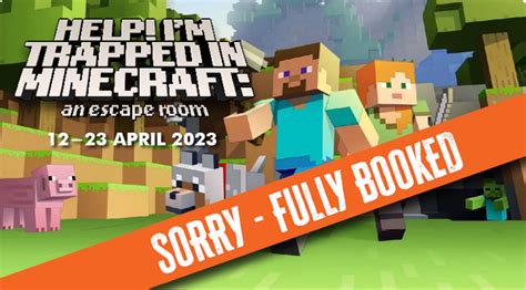 ⛏️ Help! I’m trapped in Minecraft: Escape room (fully booked ...