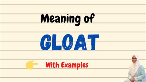 Daily vocabulary | Gloat Meaning | Vocabgram - YouTube