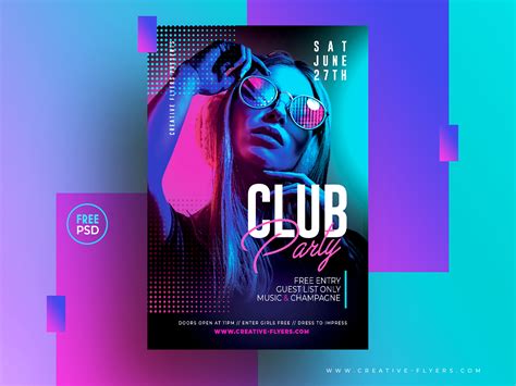 Free Template Psd Flyer