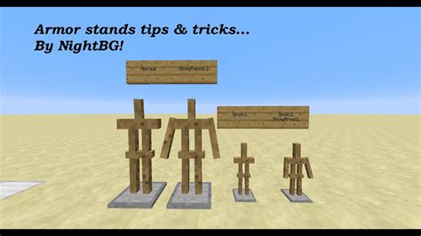 ArmorStands tricks & tips! - YouTube