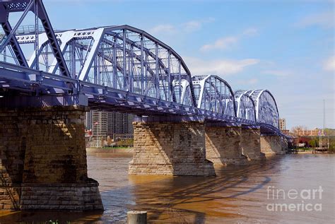 The Purple People Bridge Cincinnati Ohio Photograph by Anne Kitzman ...