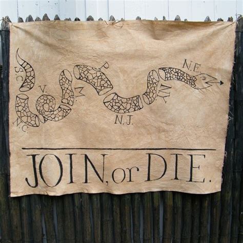 Join or Die Flag Revolutionary Folk Classic by MFAS by Middleburg