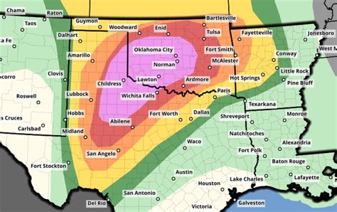 Oklahoma Texas Panhandle Map