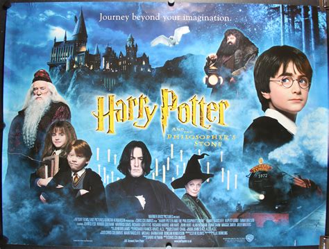 HARRY POTTER AND THE PHILOSOPHER'S STONE, Original British Quad Movie ...