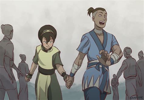 Sokka and Toph by Campside on DeviantArt