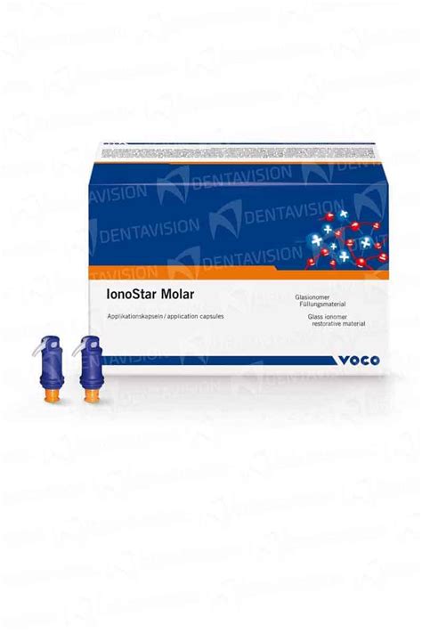 VOCO IONOSTAR MOLAR GLASS IONOMER APPLICATION CAPSULES X 20 A2 ...