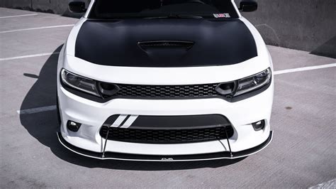 2015-2020 Dodge Charger Front Splitter - LiquiVinyl Aerodynamics