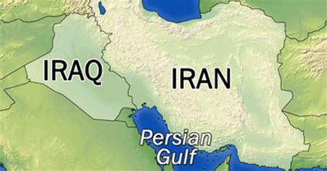 Map Iran Iraq - Share Map