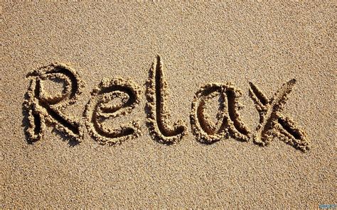 HD wallpaper: Just Relax Beach, relax sand text, nature | Wallpaper Flare