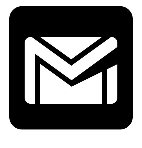 Gmail Icon Black at Vectorified.com | Collection of Gmail Icon Black ...