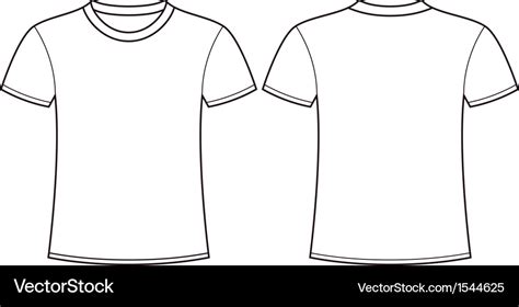 Printable T Shirt Template Front And Back - Printable Templates