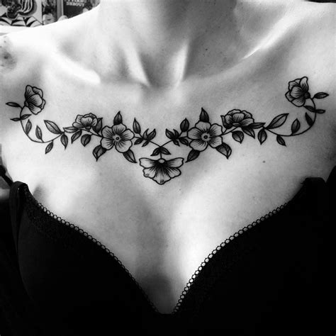 ♥ Tattoo ♥ - Armelle Stb // Tattoo | Chest tattoos for women, Collar ...