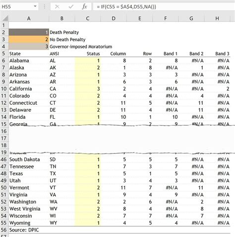 How to create a Grid Map with circles in Excel