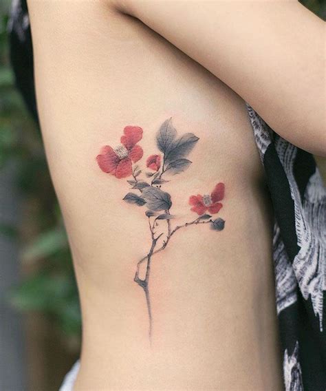 30 Elegant Camellia Tattoos You Can Copy | Xuzinuo | Page 23