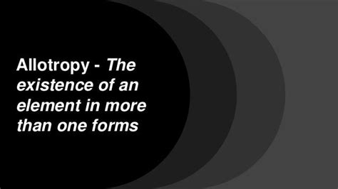 Allotropic forms of carbon