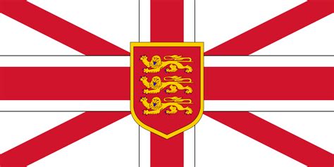 Flag of the Channel Islands (Guernsey and Jersey), British Crown ...