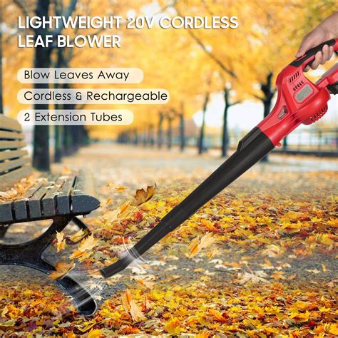 Free Shipping! 20V Cordless Leaf Blower with Battery and Charger ...