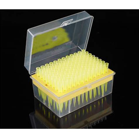 200ul Pipette Tips, Yellow, Racked, Sterile, 96/rack, 10 racks/pk, 50 ...