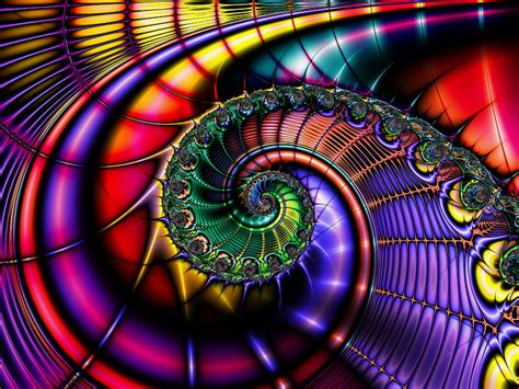 Fractal, art, abstract, spiral, HD wallpaper | Peakpx