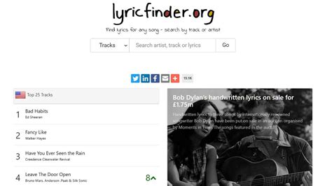 Song Lyrics Search: Top 20 Sites For the Music Enthusiasts | CitizenSide