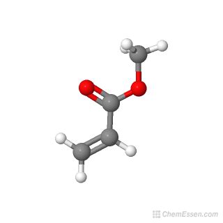 METHYL ACRYLATE Structure - C4H6O2 - Over 100 million chemical ...