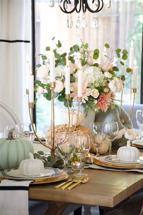 Home and Fabulous: GLAMOROUS THANKSGIVING DINNER TABLE