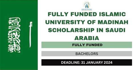 Fully Funded Islamic University Of Madinah Scholarship In Saudi Arabia ...