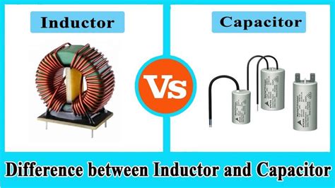 Capacitor vs Inductor - Capacitor and Inductor - Difference Between ...