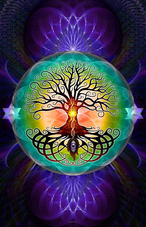 Visionary Art - Visionary Art by Ralf Schuetz | Tree of life art, Tree ...