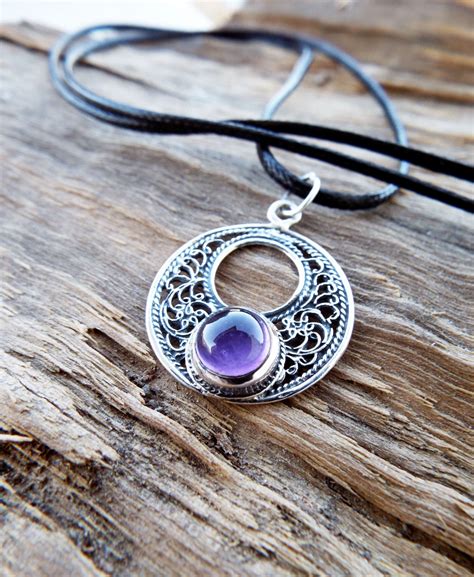 Sterling Silver Amethyst Pendant