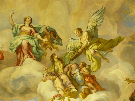 Free Images : religion, blanket, artwork, angel, faith, vienna, mural ...