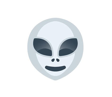 Premium Vector | Alien face vector isolated icon. Emoji illustration ...