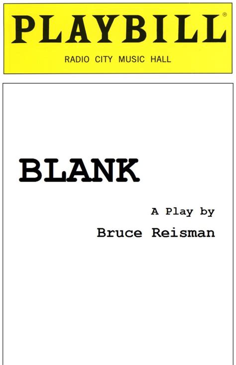 Blank Playbill Cover Blank Playbill Template Corrzoodicsu50S Throughout ...