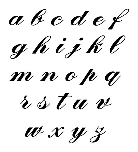 Cursive Lower Case Letters - 20 Free PDF Printables | Printablee