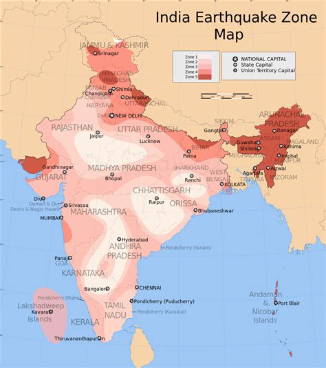 Earthquake zones of India - Wikipedia