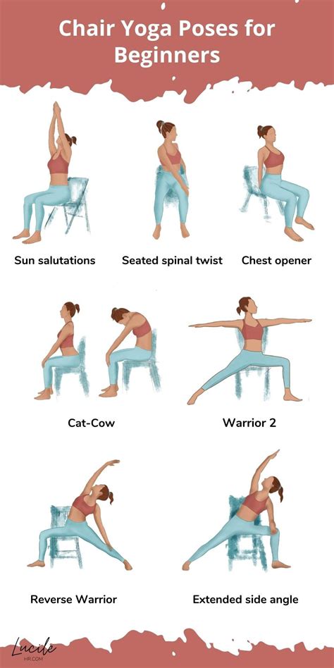 CHAIR YOGA SEQUENCE for Beginners | Lucilehr.com