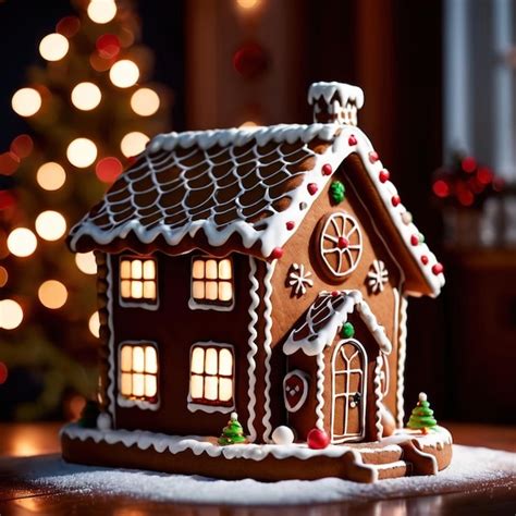 Premium AI Image | christmas gingerbread house