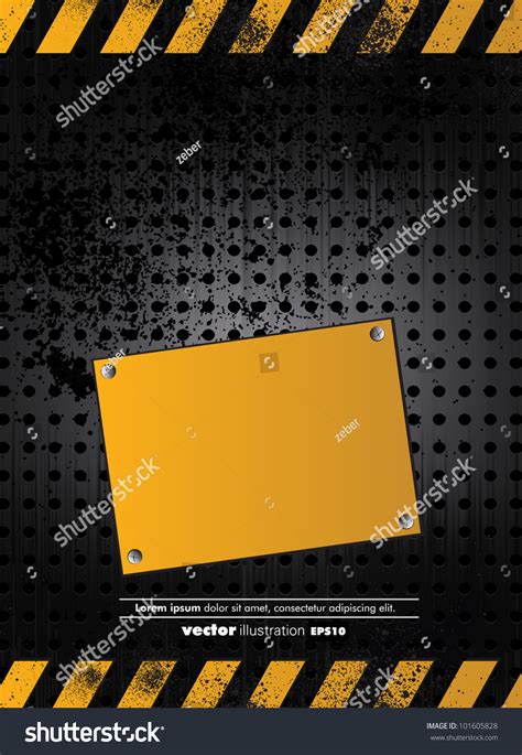 Illustration Under Construction Background Stock Vector (Royalty Free ...