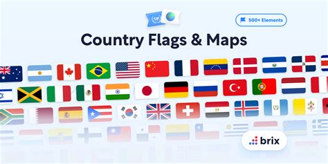 Country Flags and Country Maps | BRIX Agency | Figma Community