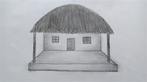 Mesmerising Indian Village Drawing Village Drawing, Art Village ...