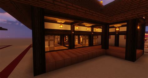 Large Japanese House - With full Survival friendly interior Minecraft Map