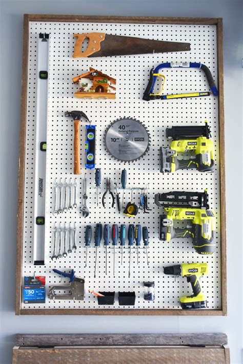 The 30 Best Ideas for Diy Pegboard tool organizer - Home, Family, Style ...