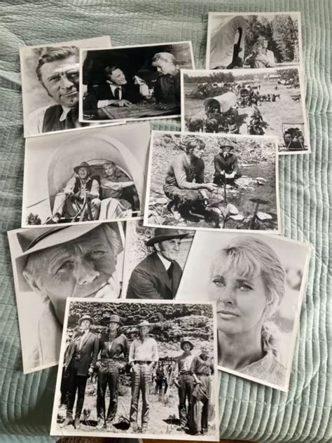 10 ORIGINAL FILM stills. The Way West Kirk Douglas Robert Mitchum £25. ...