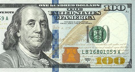 One hundred dollars bill close up | Dollar bill, 100 dollar bill, Dollar