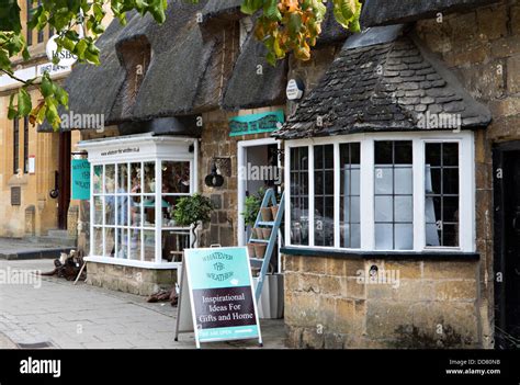 Broadway cotswolds village worcestershire england uk gb Stock Photo - Alamy