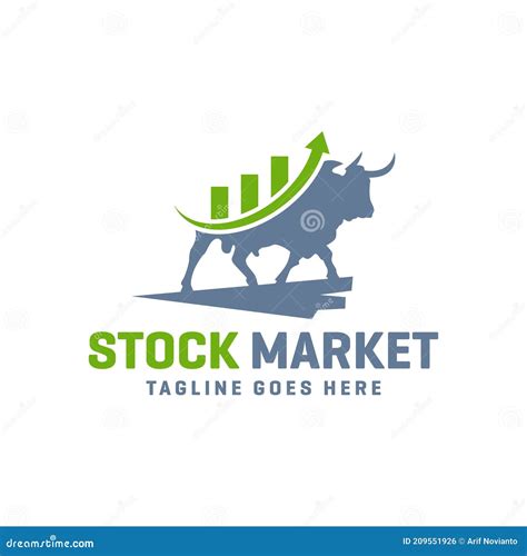 Modern stock market logo stock vector. Illustration of increase - 209551926